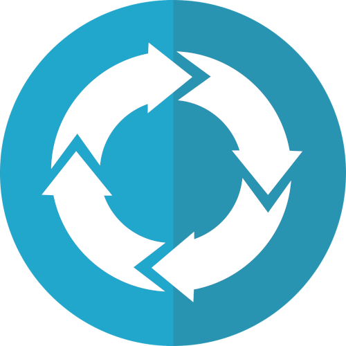 circular cycle to represent the feedback loop of agile